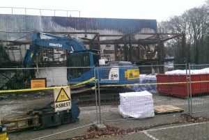Asbest bij brandschade Hilversum | Hooijer